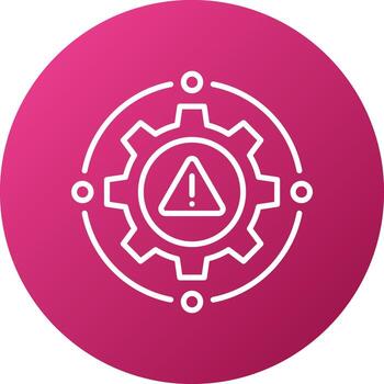 Machine Failure Icon Style vector