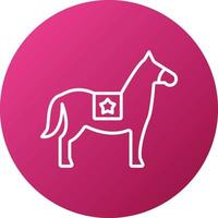 Dark Horse Icon Style vector