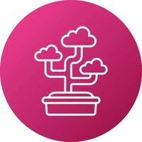 Bonsai Icon Style vector