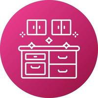 Kitchen Cleaning Icon Style vector