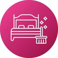 Mattress Cleaning Icon Style vector