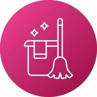 Home Cleaning Icon Style vector