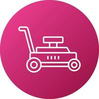 Lawn Mower Icon Style vector