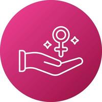 Feminism Icon Style vector