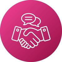 Introduction Icon Style vector