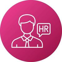 Human Resources Icon Style vector