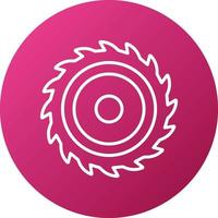 Circular Saw Icon Style vector