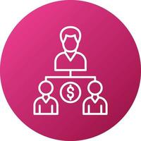 Complex Sales Icon Style vector