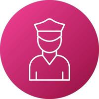Gate Keeper Icon Style vector