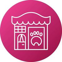 Pet Shop Icon Style vector