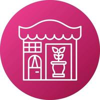 Plant Shop Icon Style vector