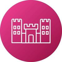 Castle Toy Icon Style vector