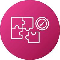 Problem Solving Icon Style vector