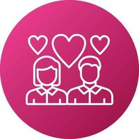 Relationship Icon Style vector