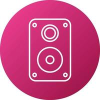 Sound System Icon Style vector