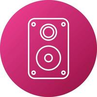 Sound System Icon Style vector