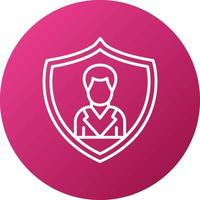 Authentication Icon Style vector