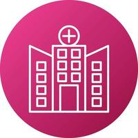 Hospital Icon Style vector