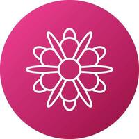 Chrysanthemum Icon Style vector