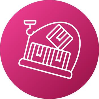 Overflow Shipment Icon Style vector