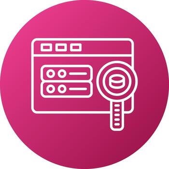 Browsing Data Icon Style vector