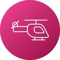 Helicopter Icon Style vector