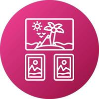 Gallery Icon Style vector