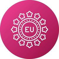 Eu Icon Style vector