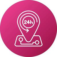 All Day Tours Icon Style vector