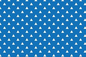 abstract white triangle on blue background pattern design. vector