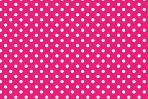 abstract white polka dots on pink background pattern design. vector