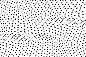 abstract creative black dot wave pattern for wallpaper, background design. vector
