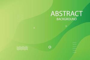 abstract green gradient background dynamic shapes vector illustration.