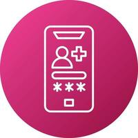 Create an Account Icon Style vector
