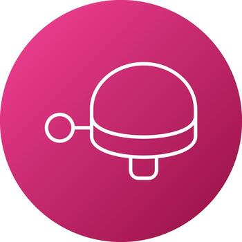 ciclo campana icono estilo vector