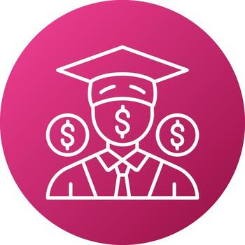 estudiar carga icono estilo vector