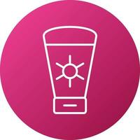 Sunscreen Icon Style vector