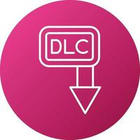 descargar dlc icono estilo vector