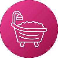 Bathtub Icon Style vector