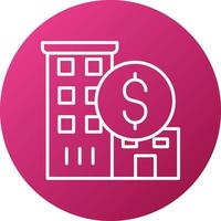 Hotel Budgeting Icon Style vector