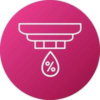 Humidity Sensor Icon Style vector