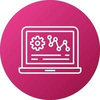 Data Driven Icon Style vector