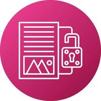 Disclosure Icon Style vector