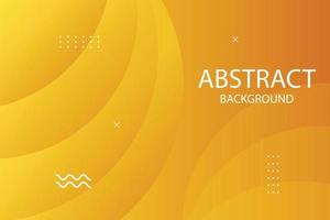 abstract yellow gradient background dynamic shapes vector illustration.