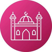 Mosque Icon Style vector