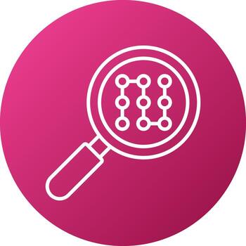 Pattern Recognition Icon Style vector