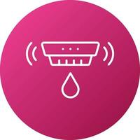 Smart Water Sensor Icon Style vector