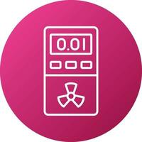 Dosimeter Icon Style vector