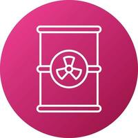 Toxic Waste Icon Style vector