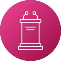Pulpit Icon Style vector